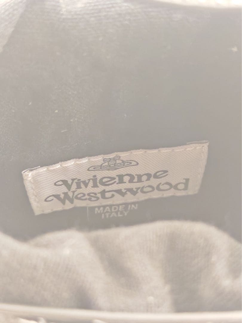 Vivienne Westwood クロコ型押しミニバケットバッグ ブラック美品