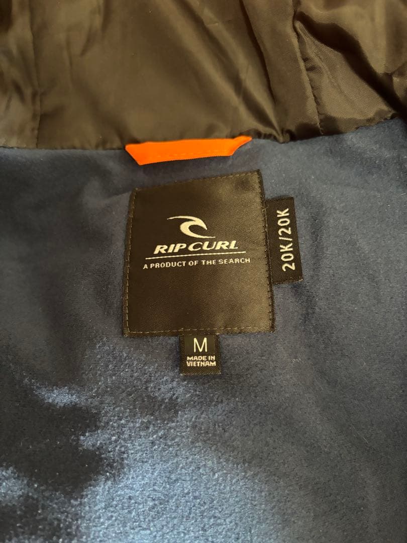 Rip Curl スノーボードジャケット オレンジ/ネイビー　Mサイズ