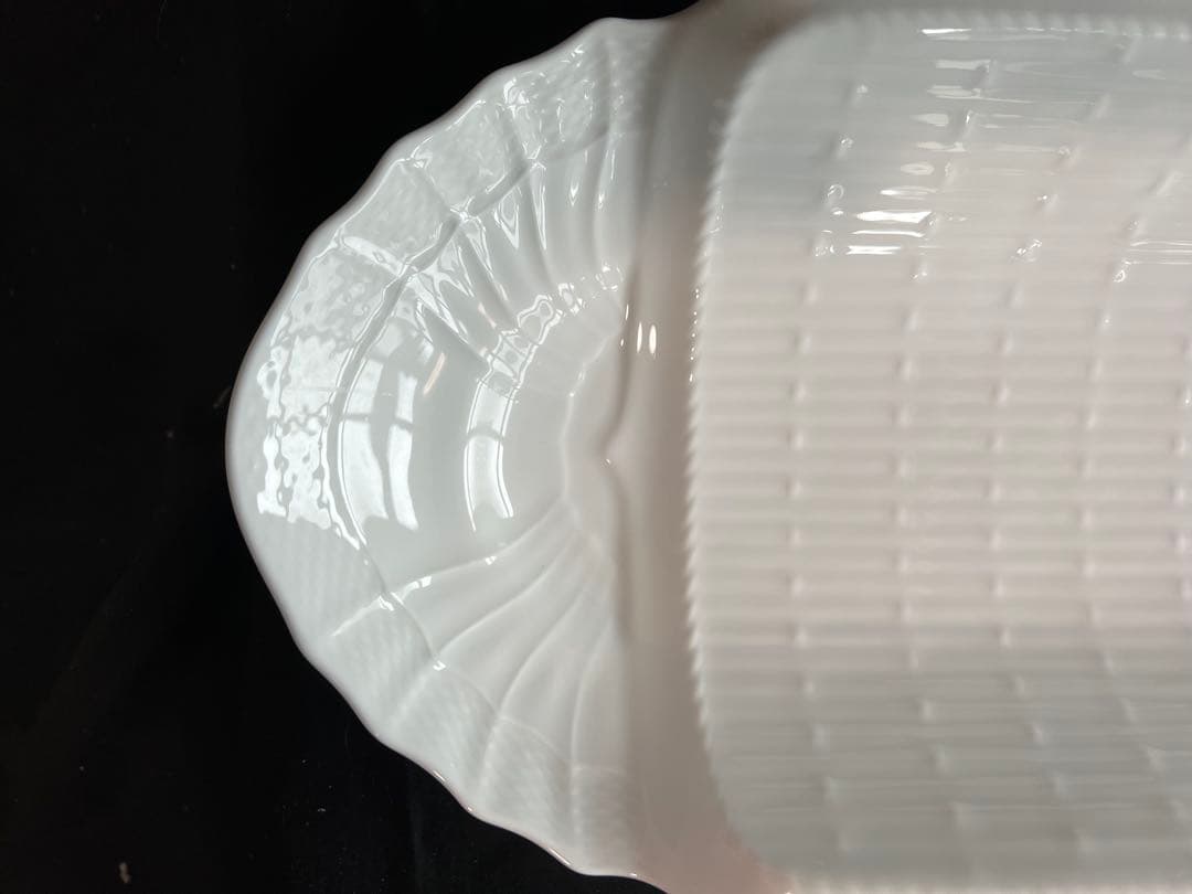 リチャードジノリ　ベッキオホワイト　オーバルボウル