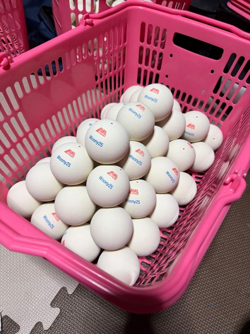 ソフトテニスボール　アカエム　112球【公認球】