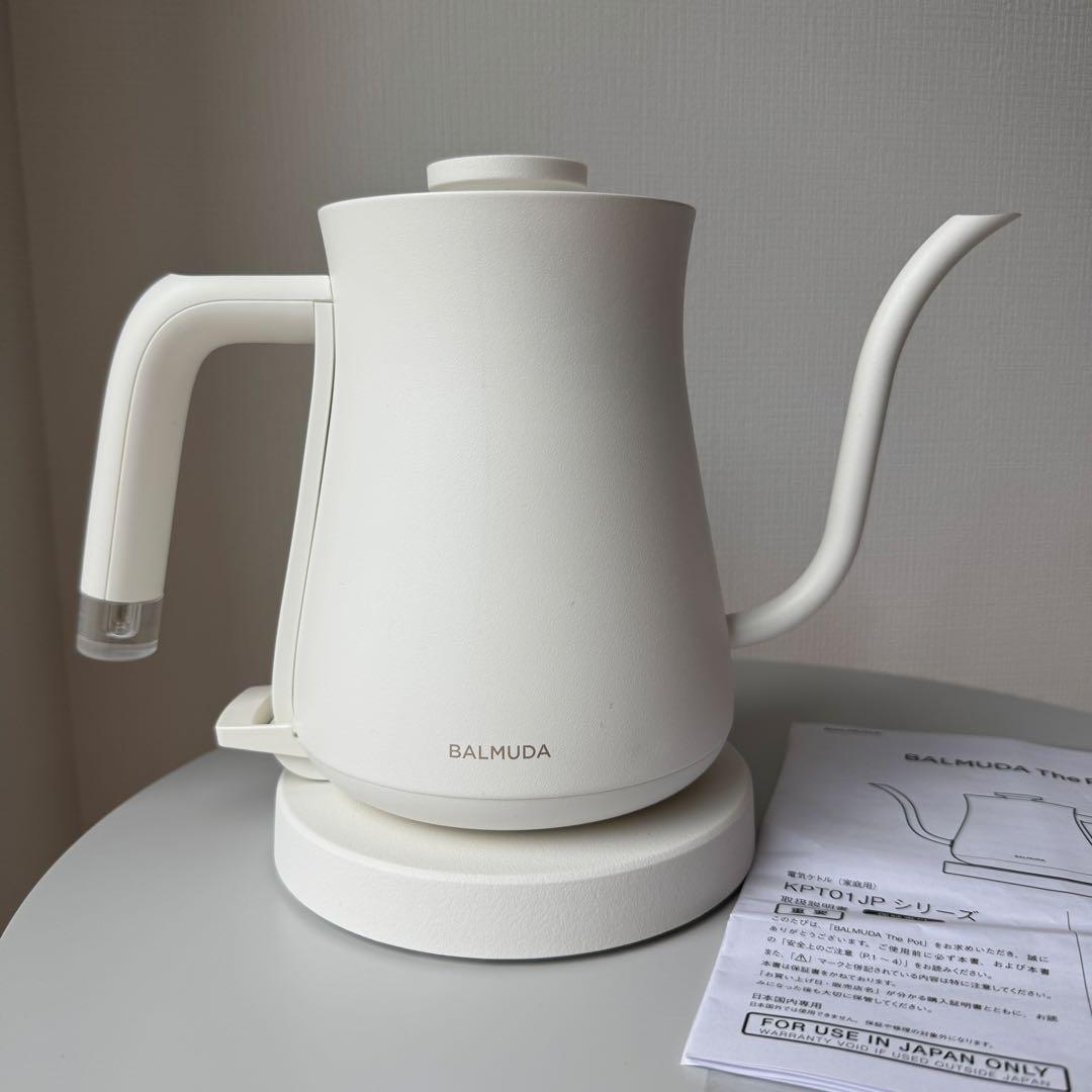 バルミューダ ケトル （2024年リニューアル版 ）白 KPT01JP-WH