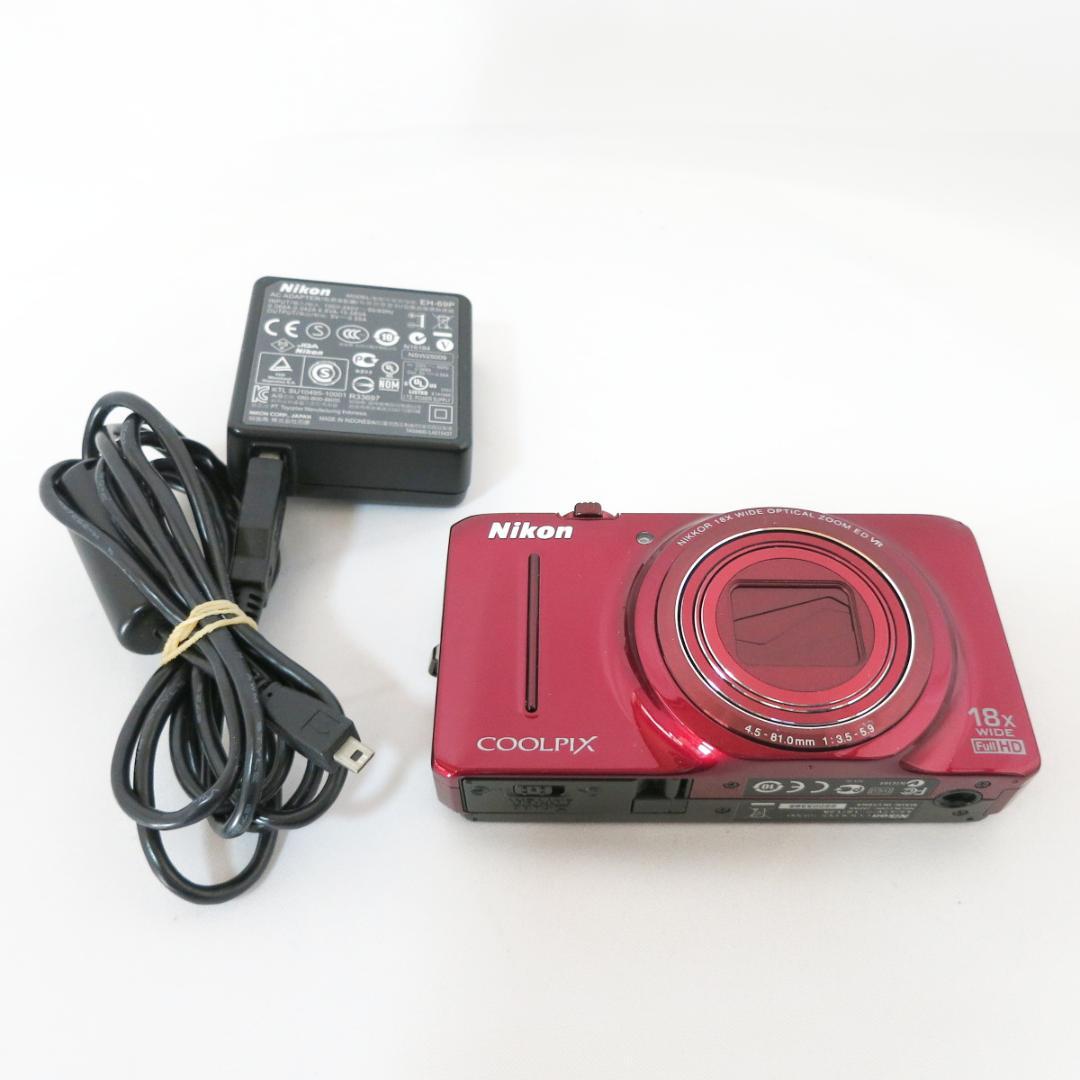 Nikon COOLPIX Ｓ9300 レッド コンパクトデジタルカメラ