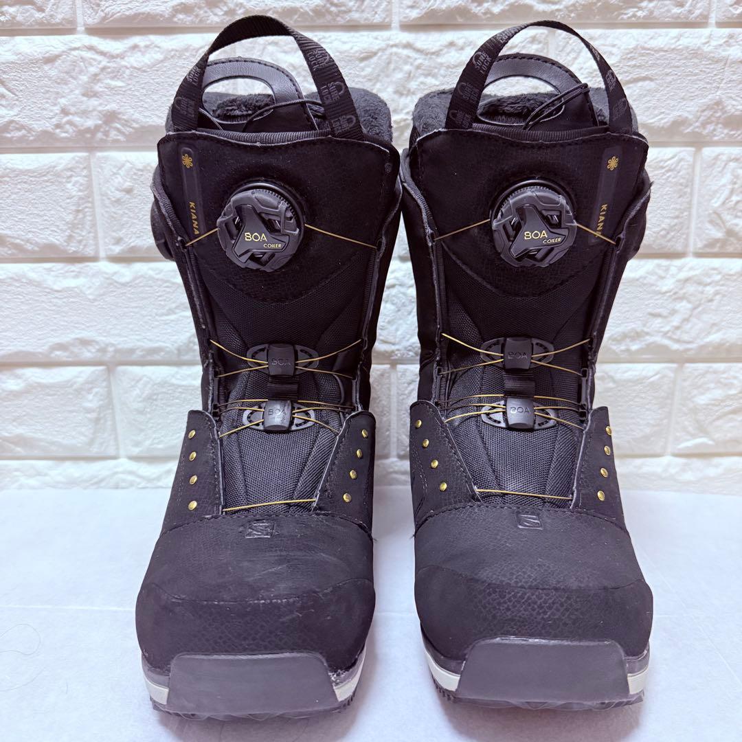 美品SALOMON KIANA 22.5cm ダブルBOA 上位モデル