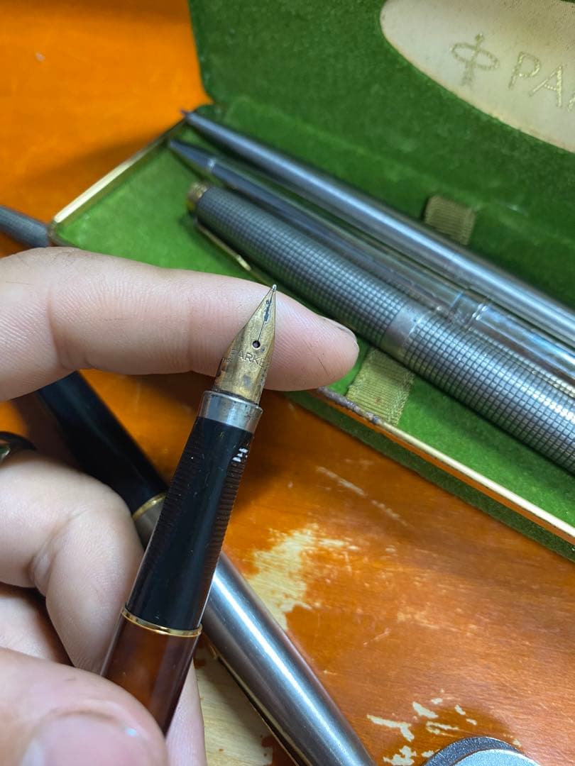 Parker 万年筆 6本セット 14k,585