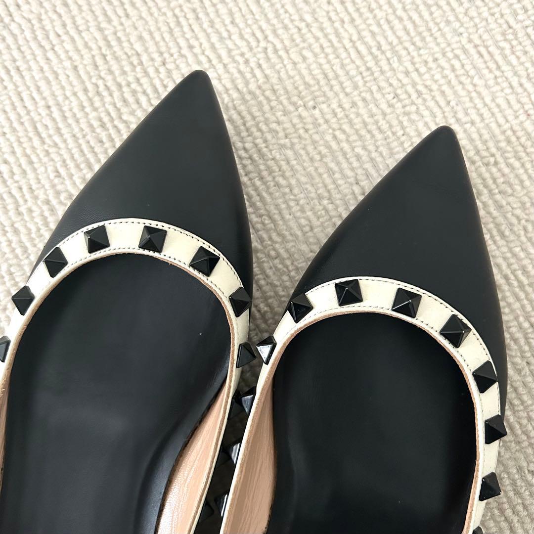 VALENTINO ヴァレンティノ フラットシューズ パンプス 24cm 37