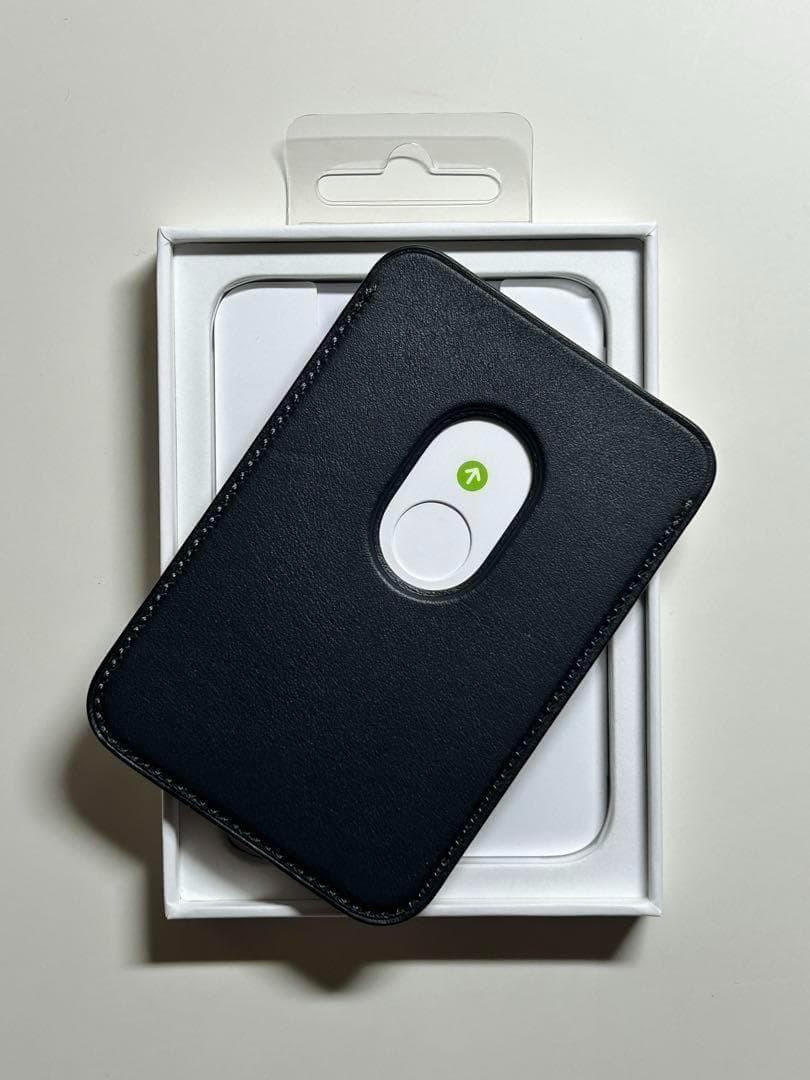 【新品】純正 MagSafe対応 iPhone レザーウォレット・ミッドナイト②
