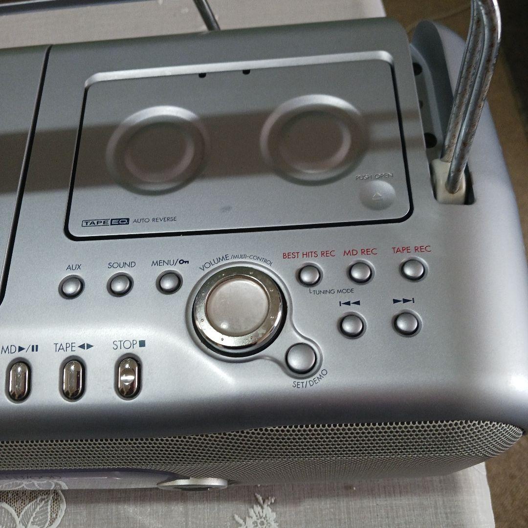 KENWOOD CD.MD.カセットデッキ　稼働品