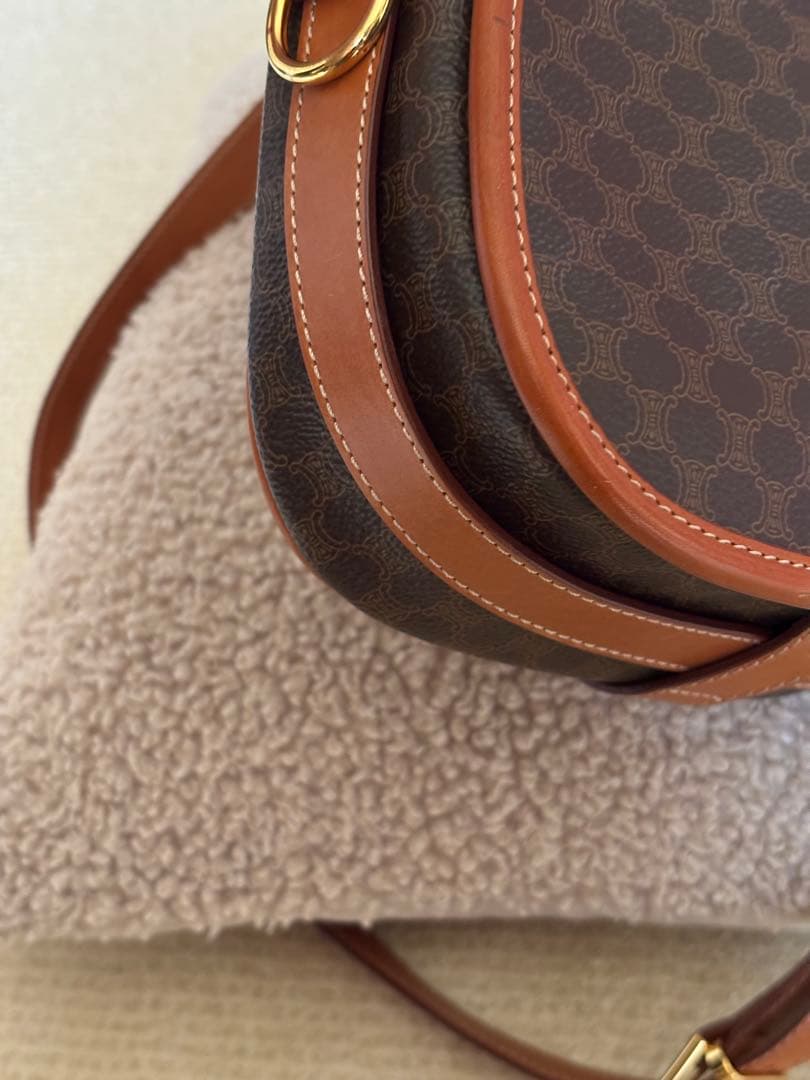 CELINE セリーヌ ビンテージ ショルダーバッグ マカダム柄