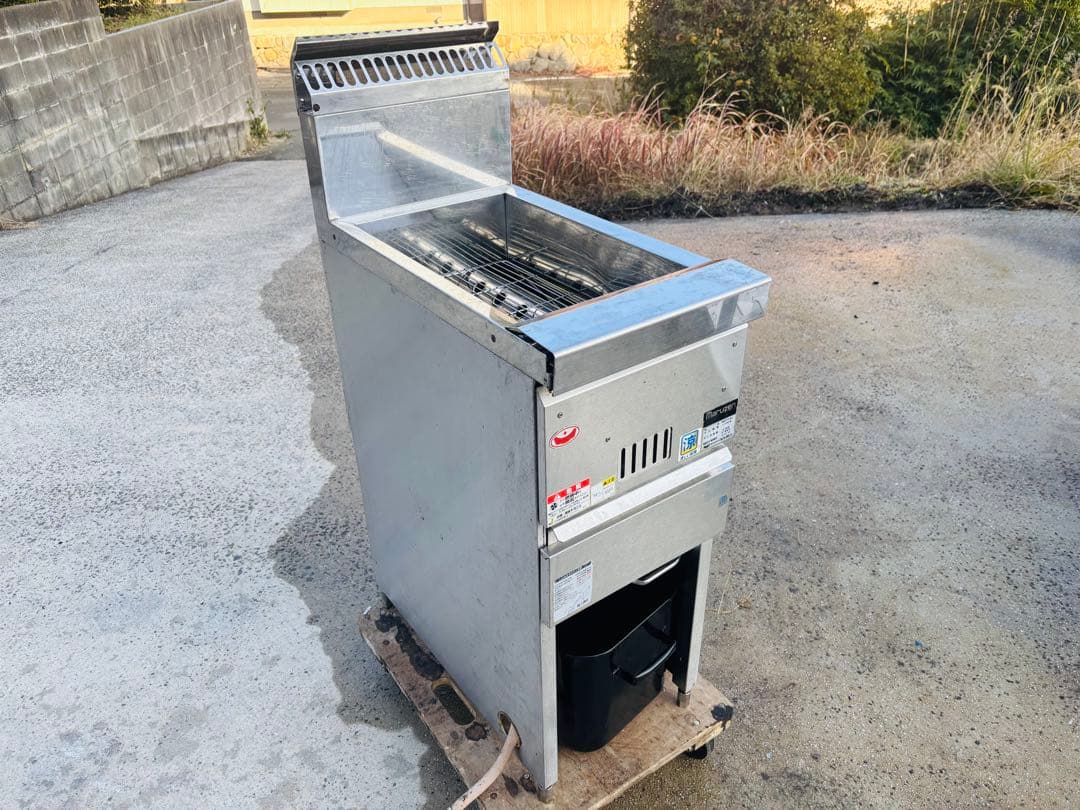 M13★マルゼン★LPガス ガスフライヤー 油13L 業務用 中古品 厨房 店舗