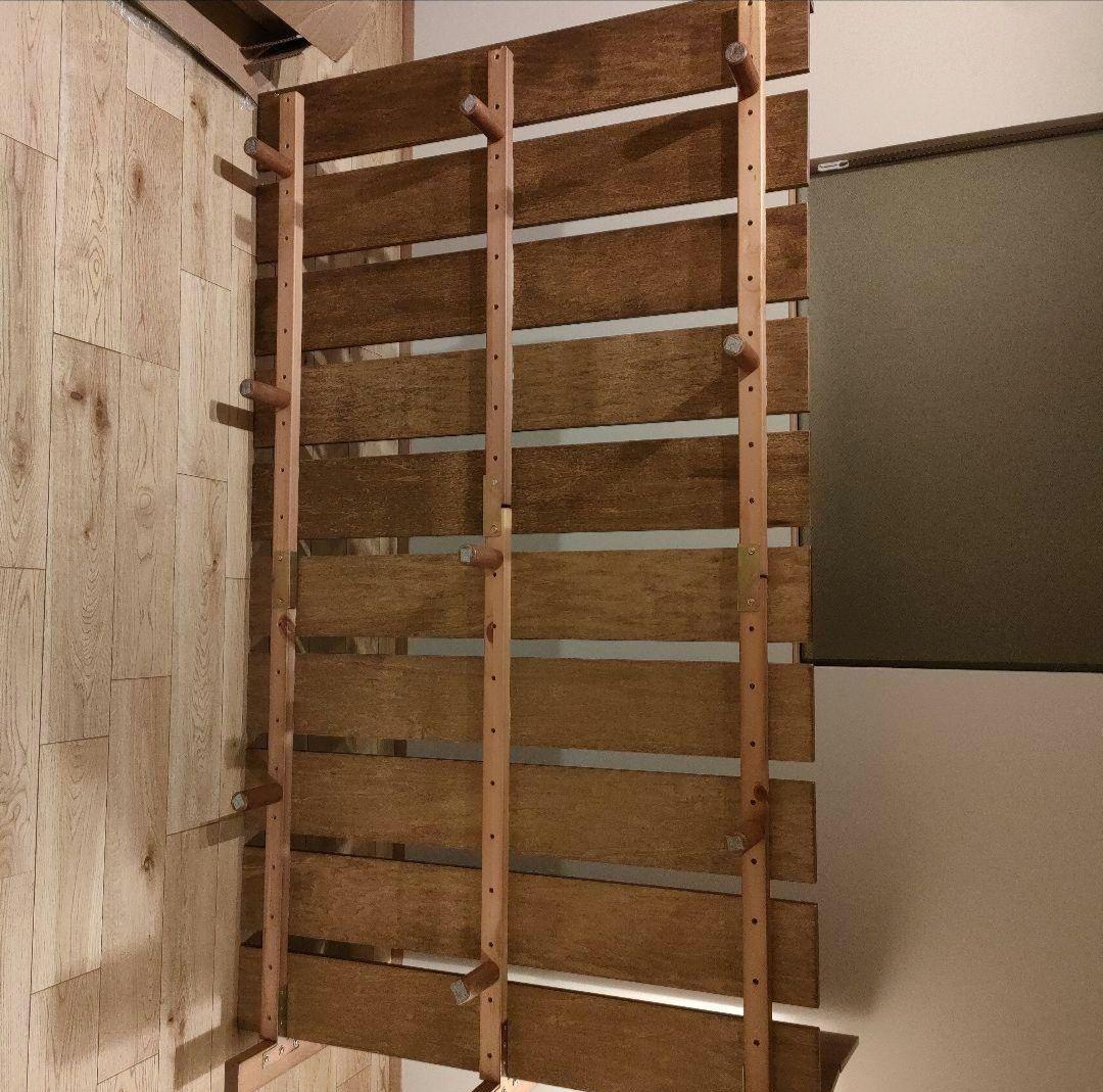 ニトリ 木製セミダブルベッドフレーム