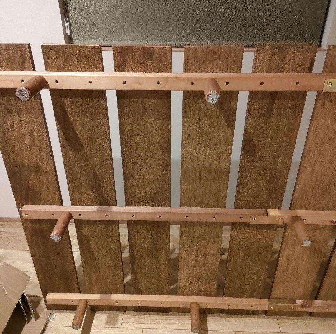 ニトリ 木製セミダブルベッドフレーム