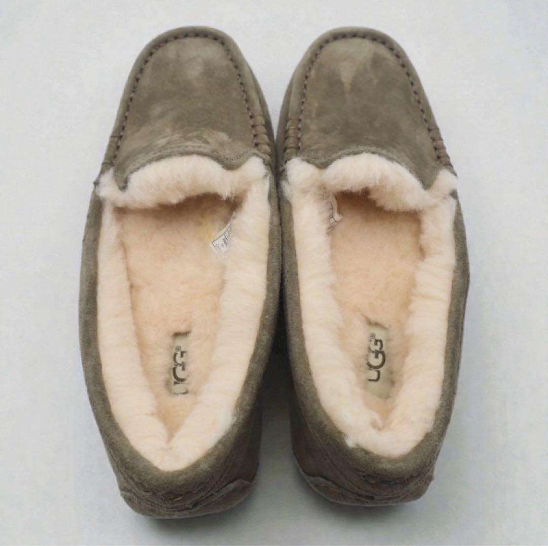 新品同様　UGG モカシン　アンスレー　Ansley カーキ
