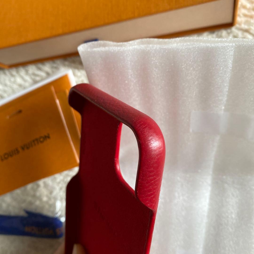 ルイヴィトン　バンパー　赤　iPhone 11Pro Max