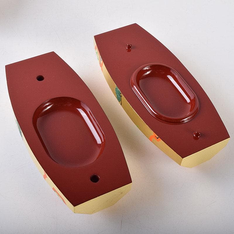 茶道具　中村湖彩作　金蒔絵　 ふりふり　香合　共布共箱　 V　R8059