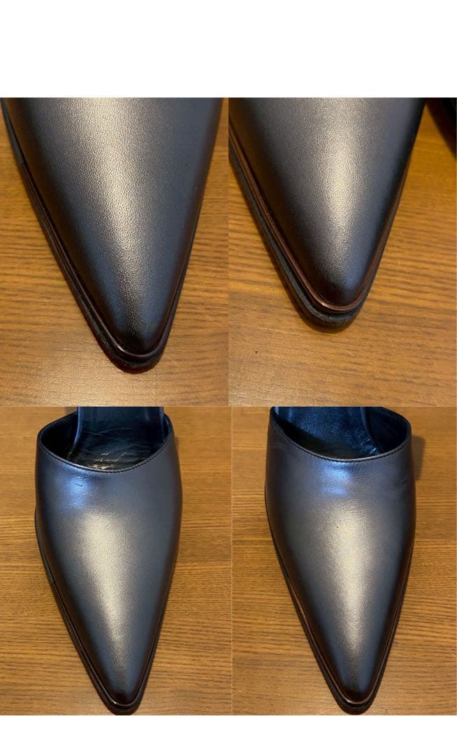 GUCCI グッチ　アンクルストラップ　ミュール　パンプス　ピンヒール