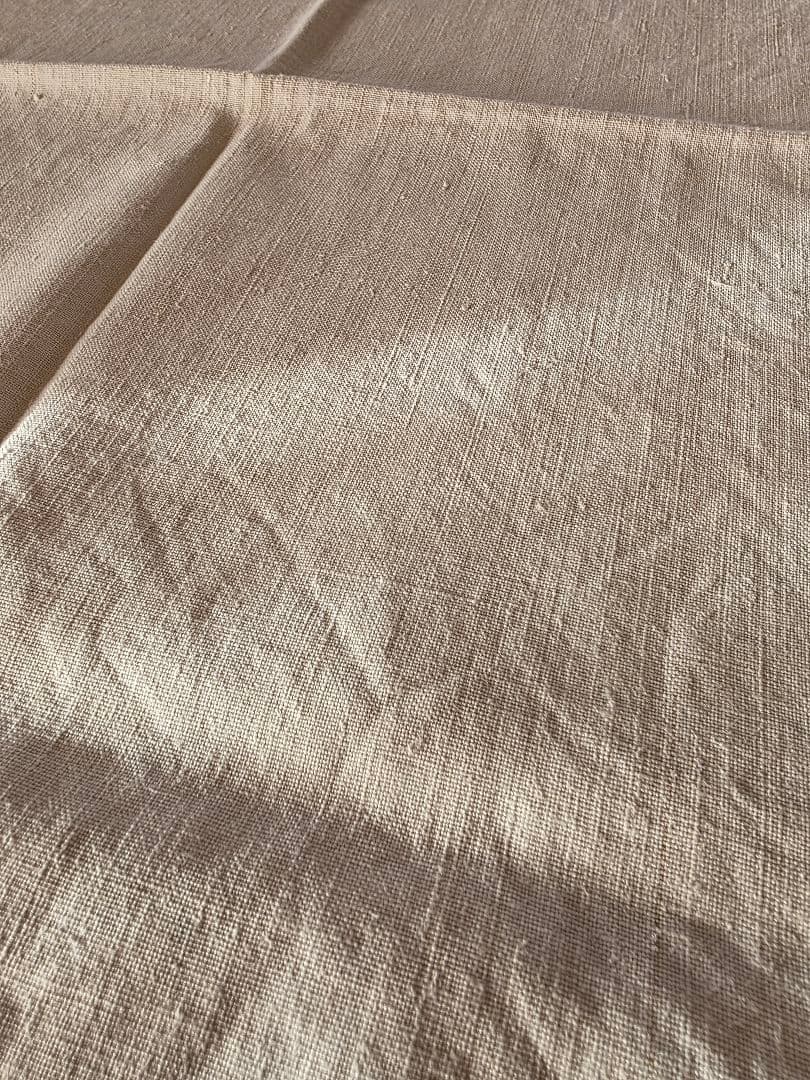 フランスアンティーク 1900年 ホームスパン リネンシーツ　220×230cm
