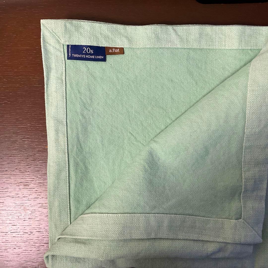 ベッドスプレッド　a.flat ミントグリーン