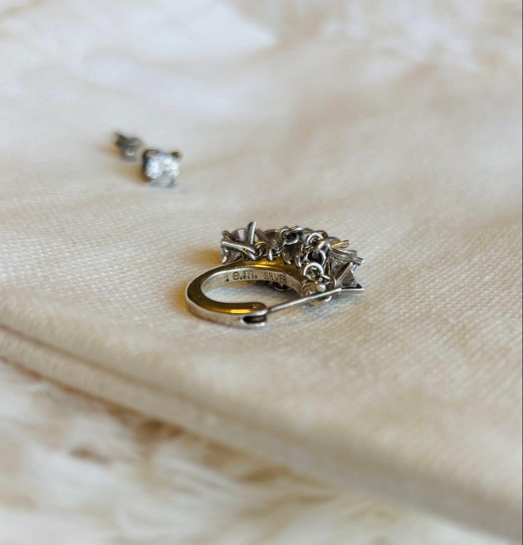 e.m ジルコニアピアス(片耳用) セット