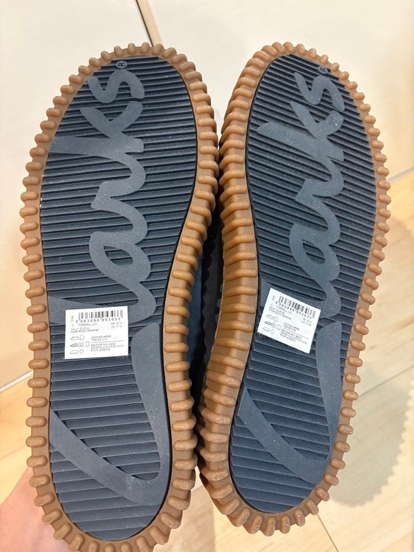 Clarks トールロー ネイビー28