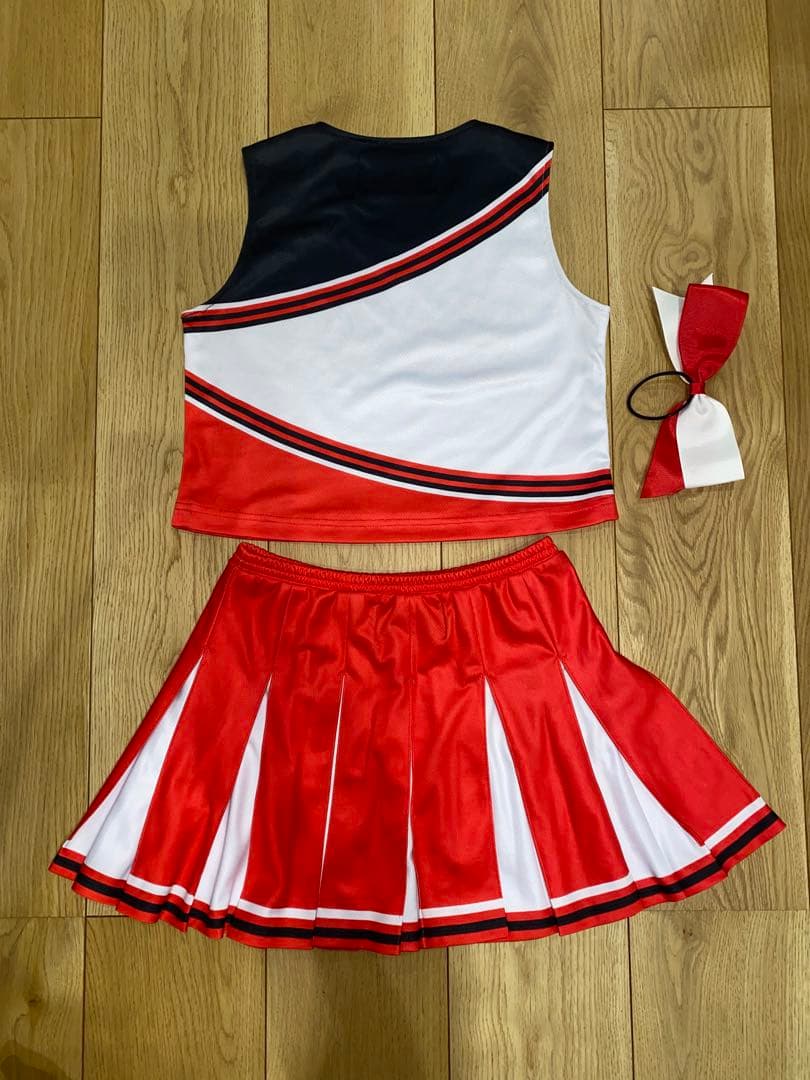チアクラブ ユニフォーム 上S下M リボン