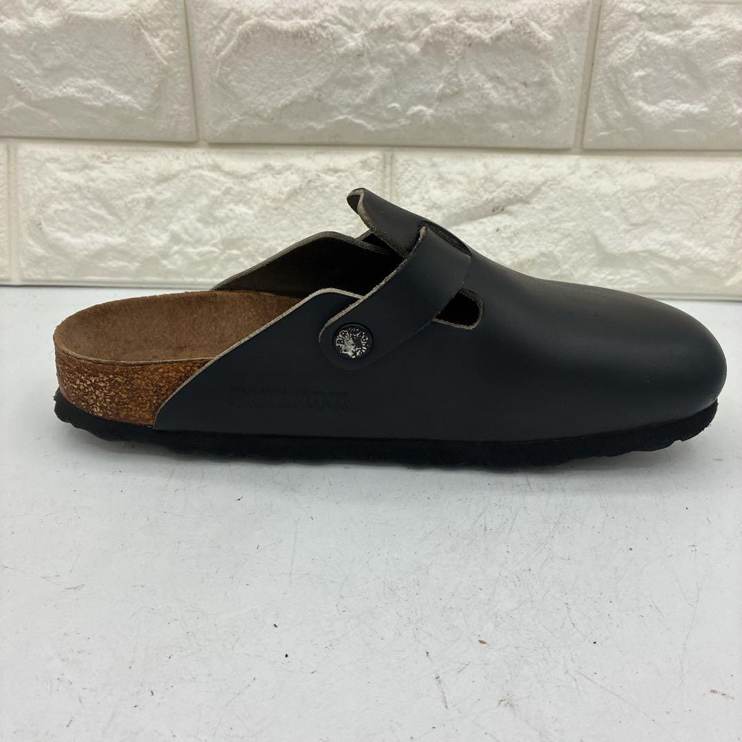 【良品】ビルケンシュトック ボストン サボサンダル 23cm ブラック ナロー幅