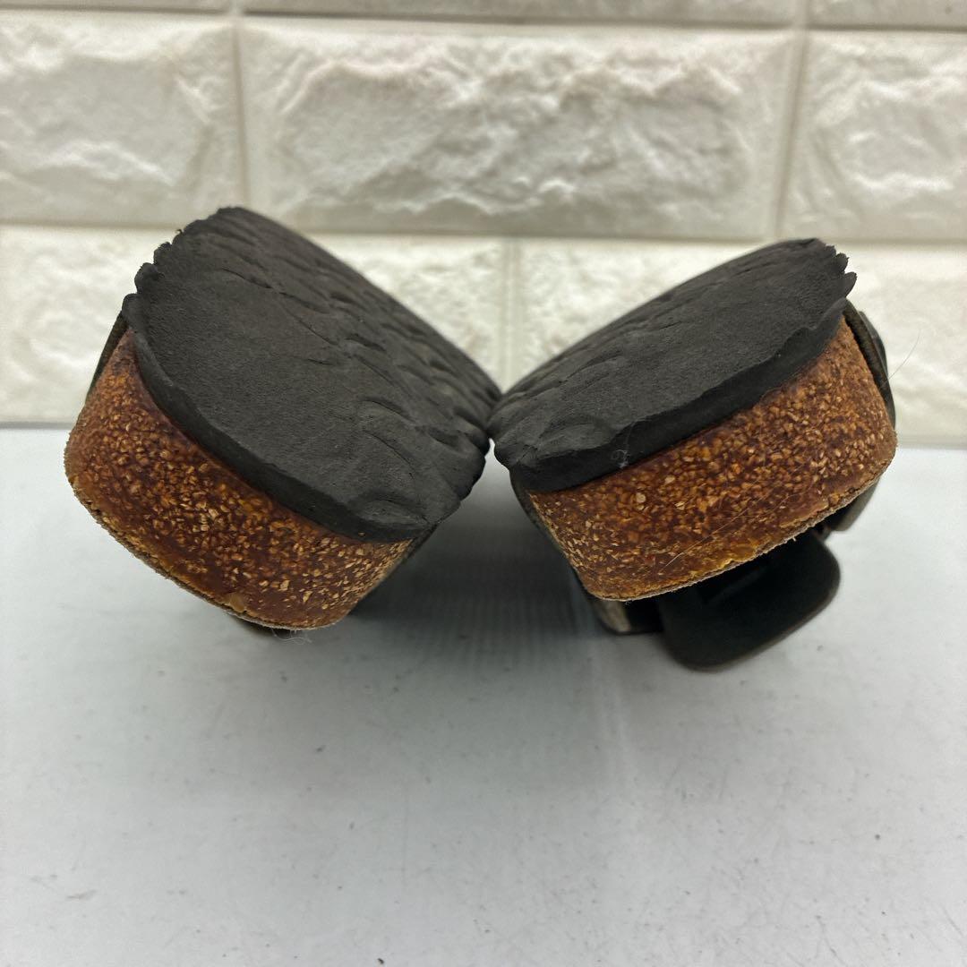 【良品】ビルケンシュトック ボストン サボサンダル 23cm ブラック ナロー幅