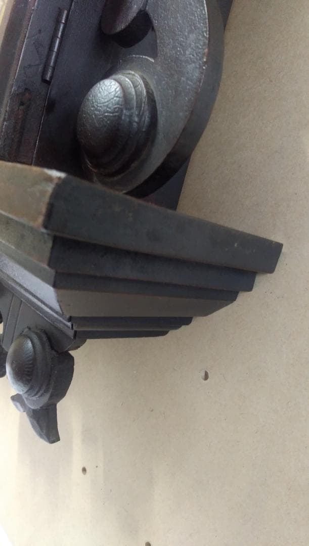 古い柱時計   ⑫