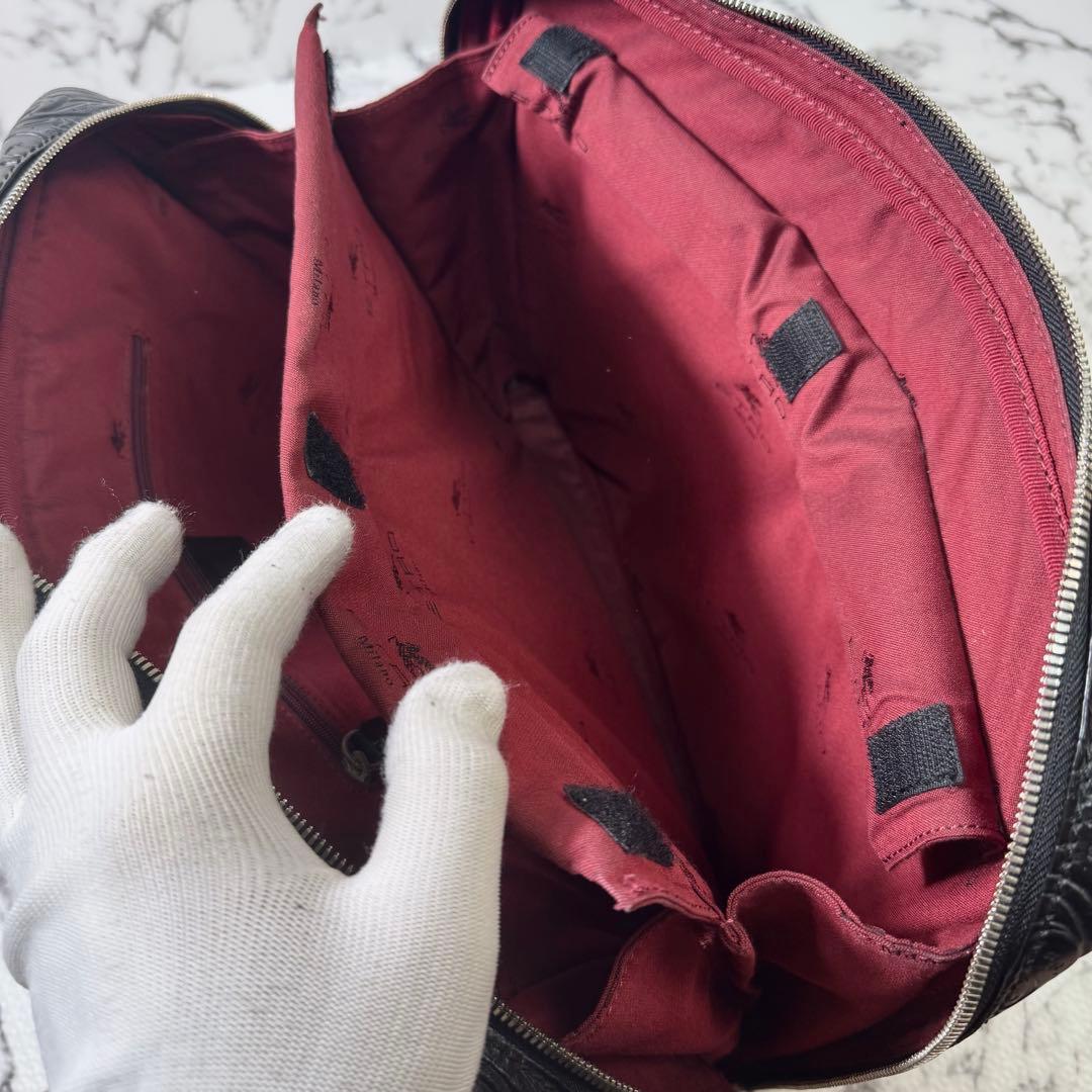 エトロ　マルゴット　ブリーフケース　ビジネスバッグ　2way A4収納可能　黒