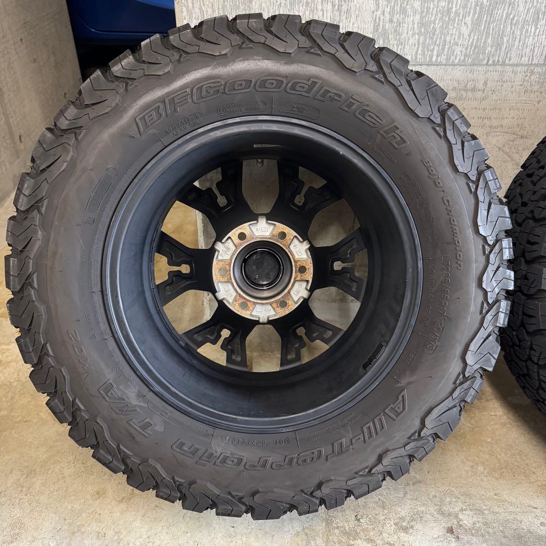 MGゴーレムマットブラック BFグッドリッチ265/65R17オールテレーン4本