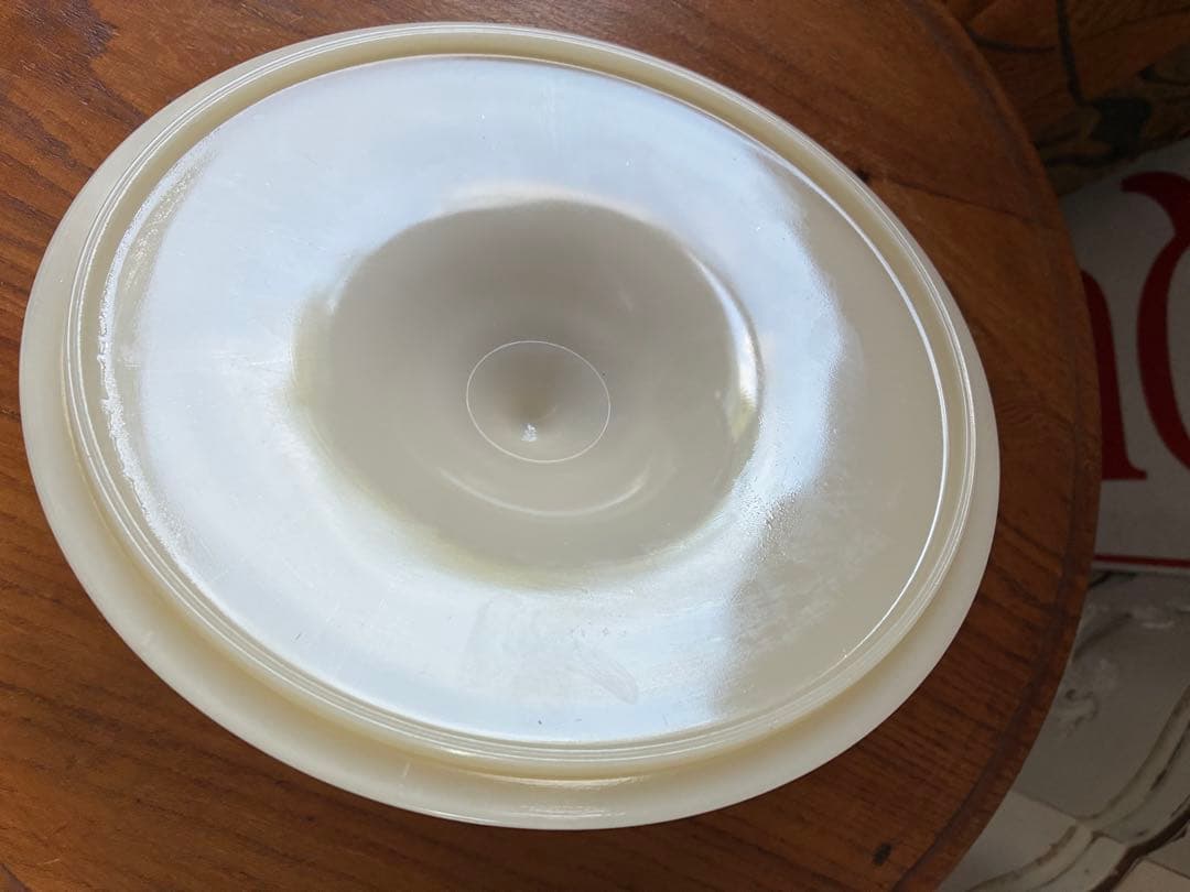 ファイヤーキング　パイ　プレート　キャセロール　アイボリー　テーブルサーバー美品