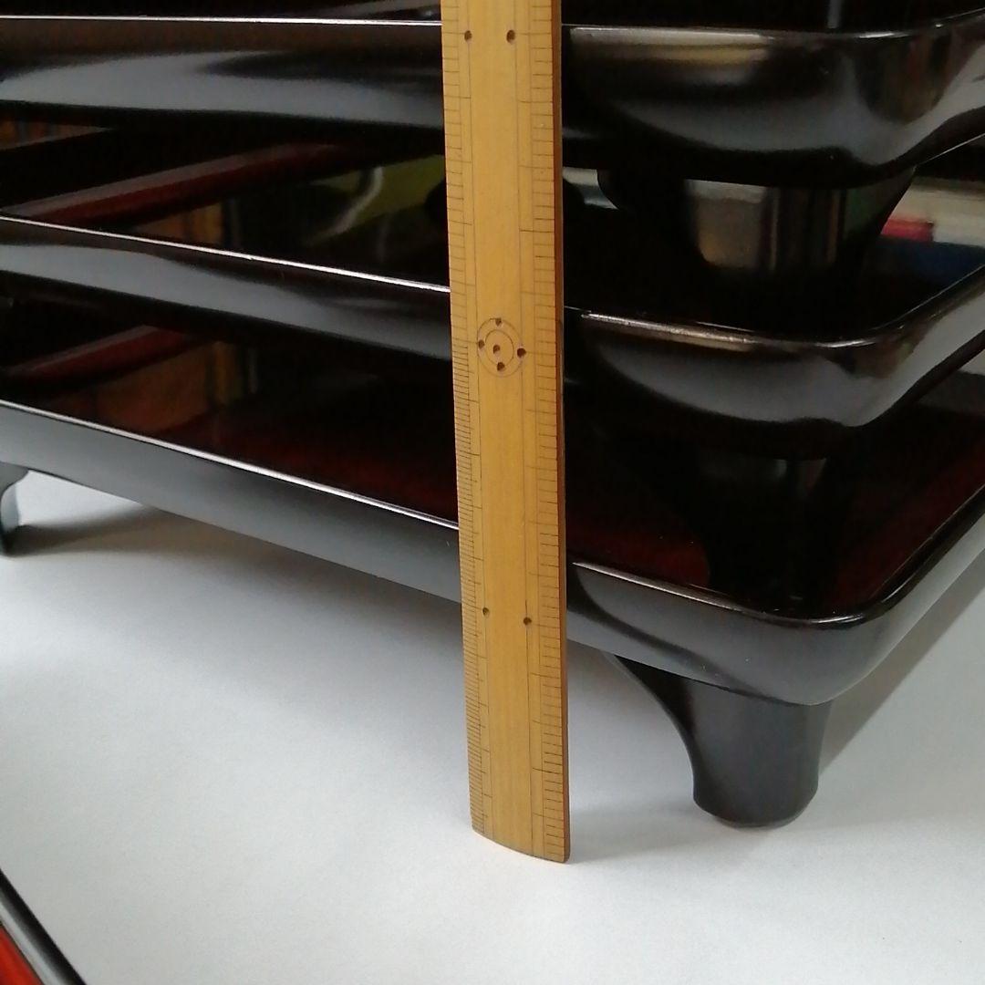 輪島塗り　小さめお膳台　５つセット