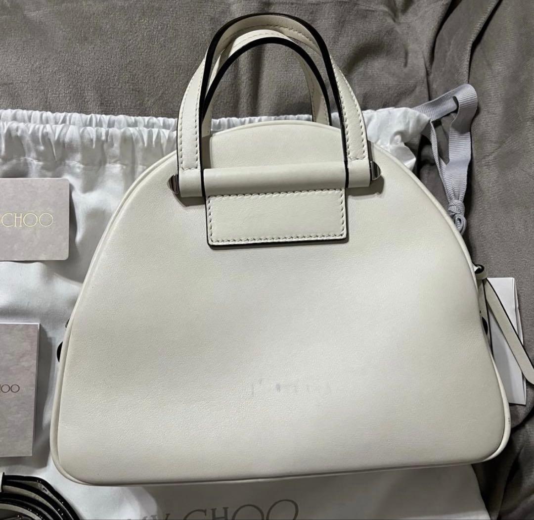 ブ*カ様 未使用に近い　ジミーチュウ レザー ヴァレンヌ　ボーリング　ミニショル