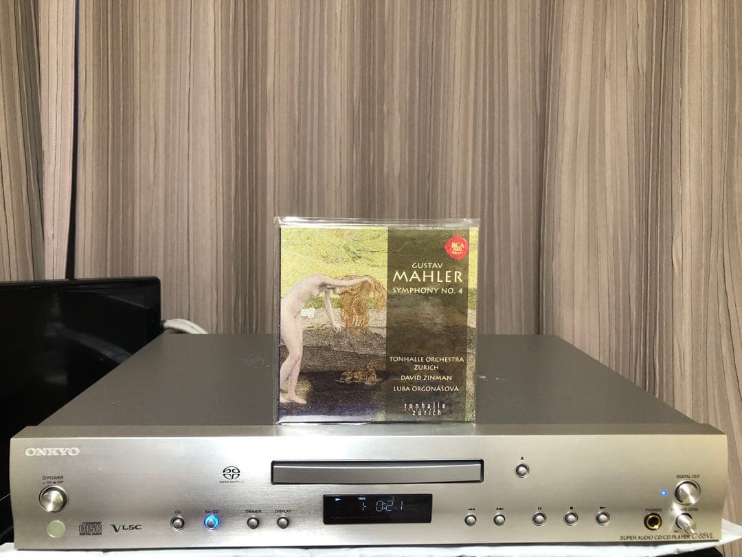 ☆実働品ONKYO C-S5VL(S)　SACD/CDプレーヤー　純正リモコン付