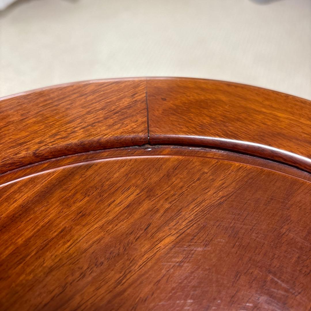 アンディーク花台、5脚、サイドテーブル、無垢材使用で組み付け