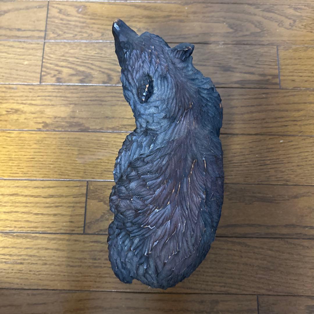 木彫り 熊 四代目 忠行作