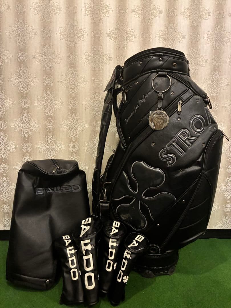 【BALDO】キャディバッグ　10周年記念限定モデル　　他ヘッドカバー4点セット