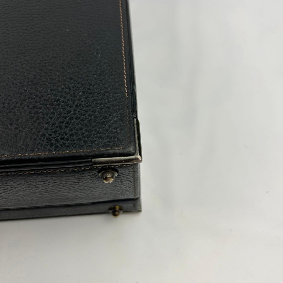 【美品】ダンヒル　アタッシュケース　ダレスバッグ　ダイヤルロック　オールレザー