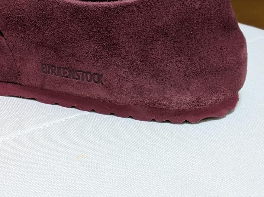 新品ビルケンシュトックLONDONマルーン スエードレザーシューズ41サイズ