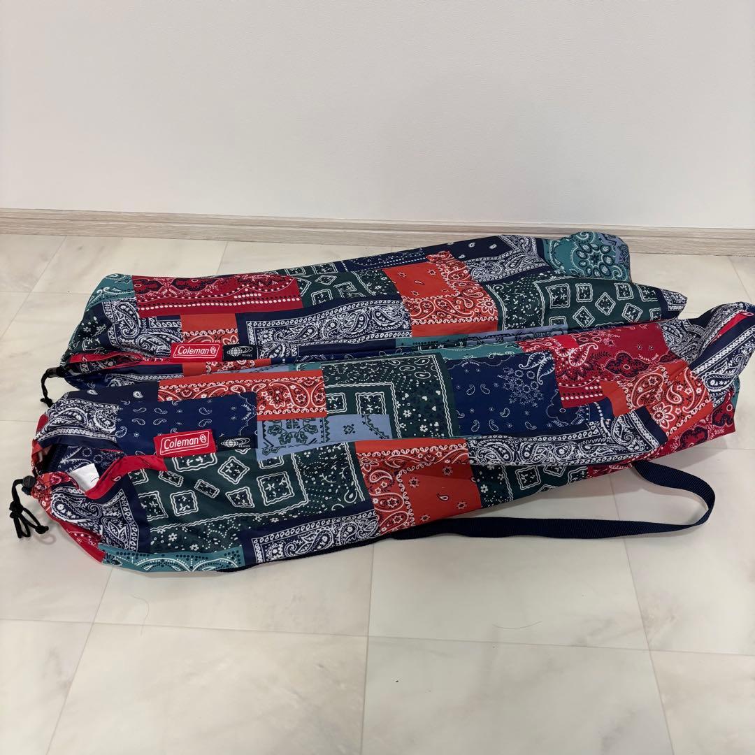 Coleman × BEAMS レイチェア バンダナ柄　コラボ限定2脚セット