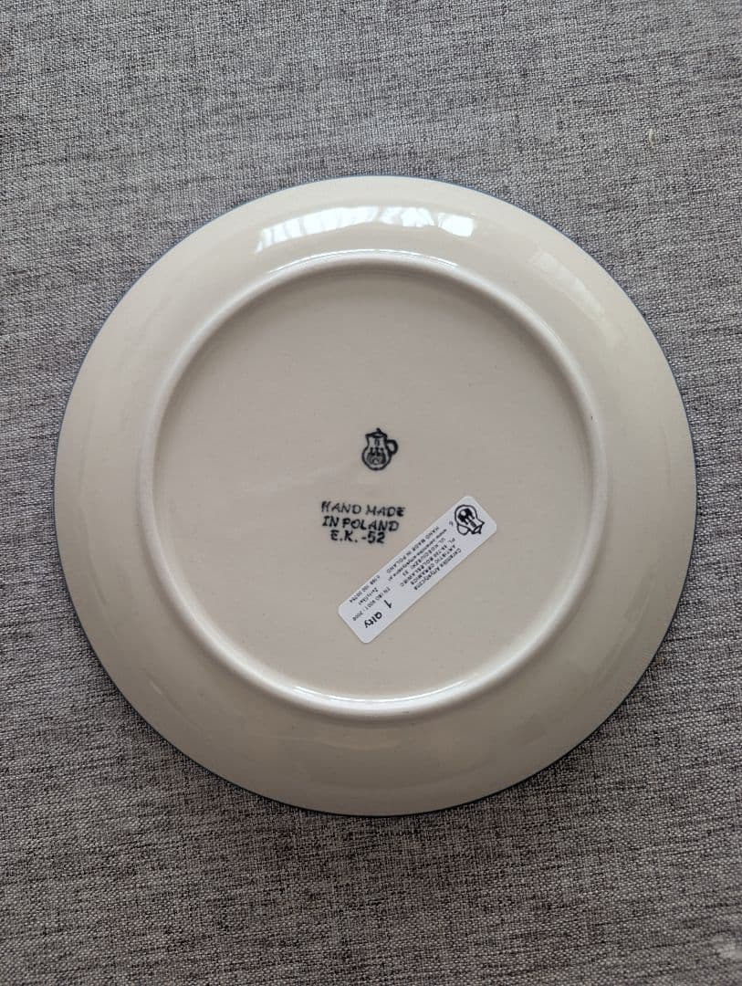 10枚セット皿20cm ＊和洋お料理合わせやすいポーリッシュポタリー 　花柄