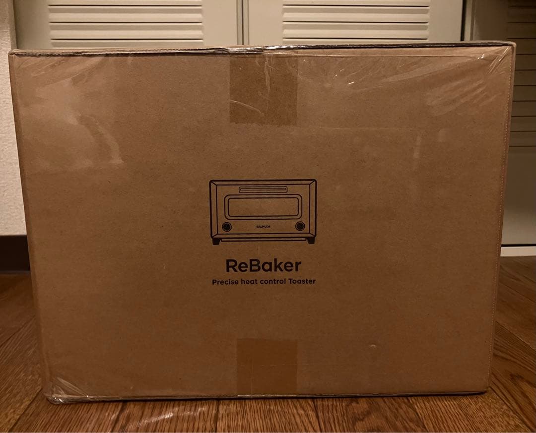 【値下げ】新品.未開封　バルミューダ.リベイカートースターBlack