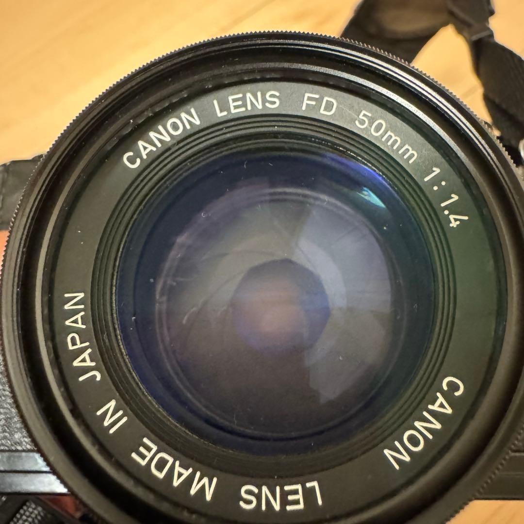 【整備済】Canon 旧F-1 前期 ボディ ブラック　※作例掲載