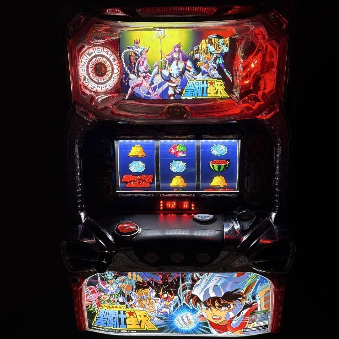 【送料込み！すぐに遊べる！】パチスロ実機初代 聖闘士星矢 不要機付き
