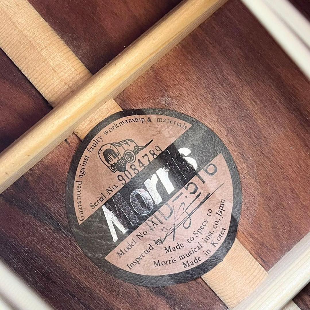 【美品】MORRIS MD-516 アコースティックギター ハードケース
