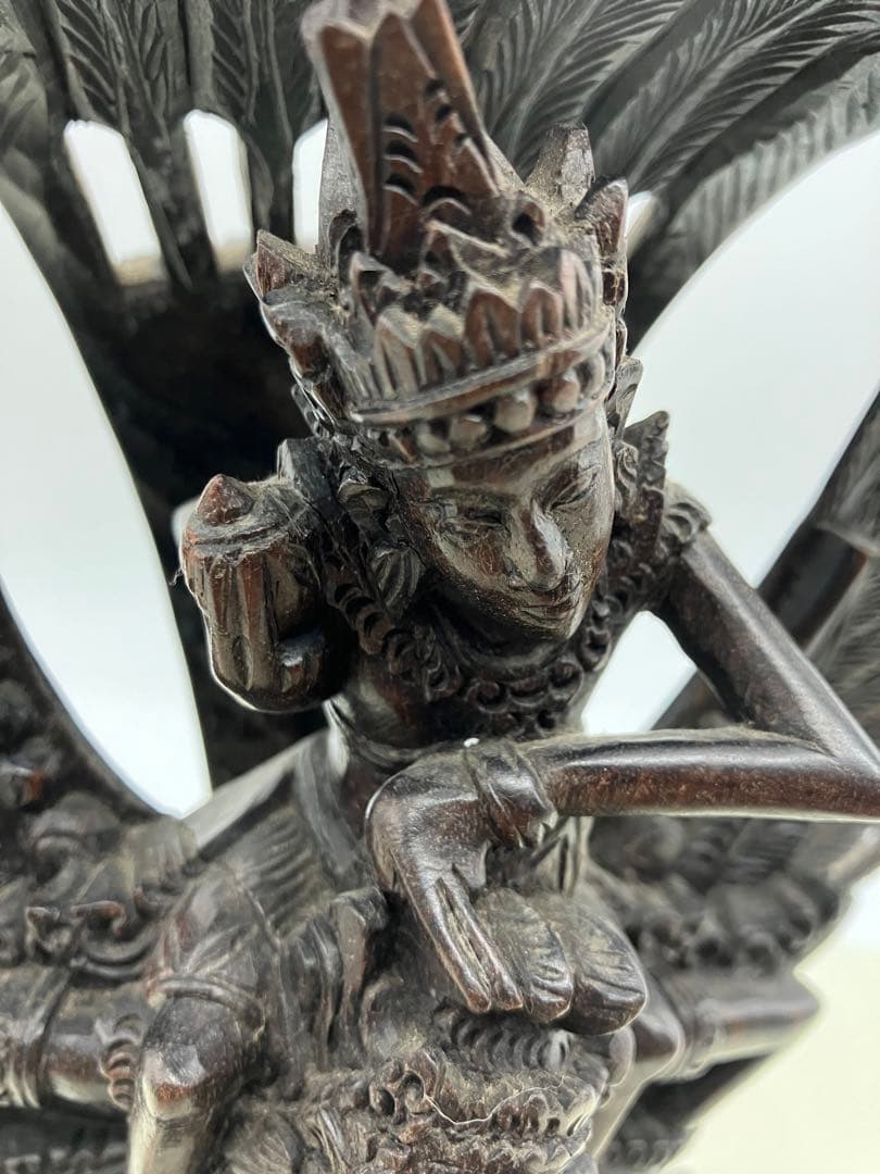NYOMAN SETER 作家　ガルーダ　ヴィシュヌ神、インドネシア、バリ　黒檀