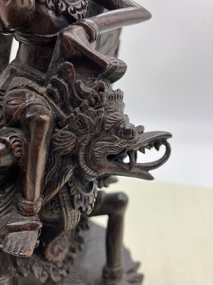 NYOMAN SETER 作家　ガルーダ　ヴィシュヌ神、インドネシア、バリ　黒檀