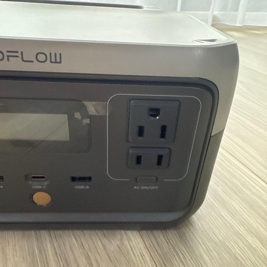 未使用 EcoFlow  2 ポータブル電源　災害 キャンプ