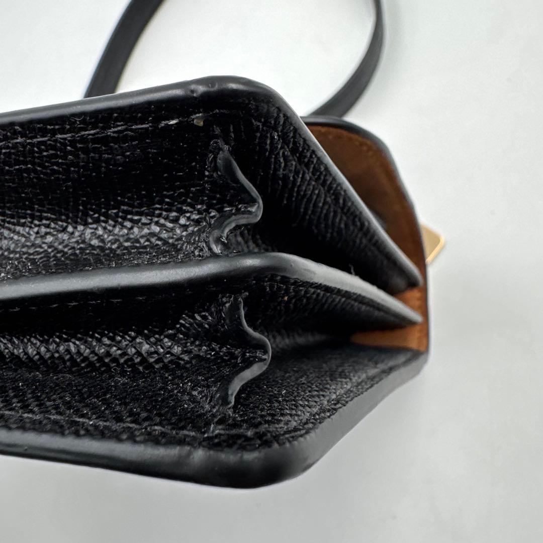 極美品✨COACH チェーン　ショルダーウォレット　ブラック　レザー　3way