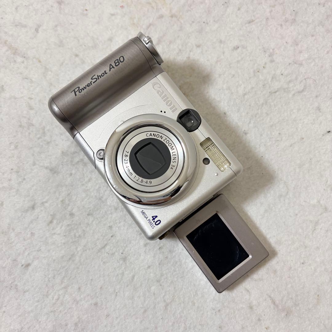 Canon PowerShot A80 デジカメ PC1059 自撮り対応 単三