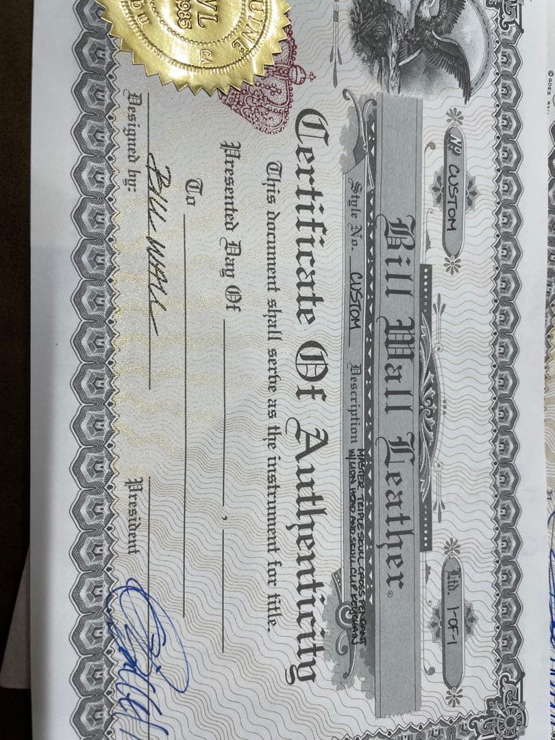 bill wall leather ビルウォールレザー　キーチェーン　カスタム